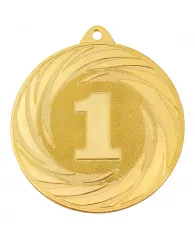 Медаль 1 место 70 мм золото DC№MK311a-G