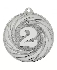 Медаль 2 место 70 мм серебро DC№MK311b-S