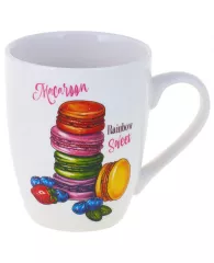 Кружка фарфор 340мл тюльпан Macaroon ТМ Rainbow