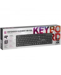 Клавиатура Defender Element HB-520, USB, черный (29/1)