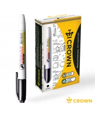 Маркер для белых досок Crown "Multi Board Slim" черный, пулевидный, 2мм