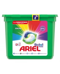 Капсулы для машинной стирки Ariel "Color", 3в1 Pods, 23шт*27г