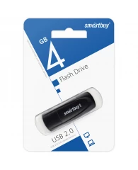 Память Smart Buy "Scout"  4GB, USB 2.0 Flash Drive, черный