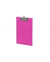 Планшет с зажимом ErichKrause® Neon, А5, розовый