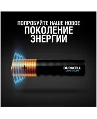 Батарейка Duracell Optimum AAA (LR03) алкалиновая, 6BL