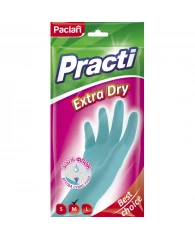 Перчатки резиновые Paclan Practi Extra Dry 407341 р.М