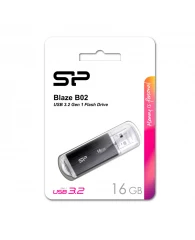 Флеш-память Silicon Power Blaze B02 16GB USB 3.2, черный, пластик