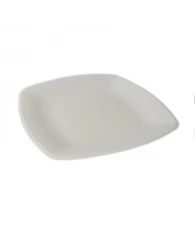 Тарелка одноразовая пластиковая АВМ-Пластик 180x180 мм белая (12 штук в упаковке)
