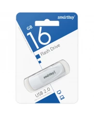 Память Smart Buy "Scout"  16GB, USB 2.0 Flash Drive, белый