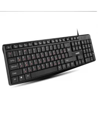 Клавиатура проводная SVEN KB-S305, USB, 105 кнопок, черная, SV-018801