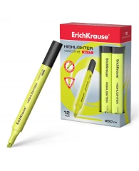 Текстовыделитель ErichKrause Visioline Neon V-17 желтый