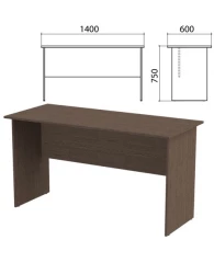 Стол письменный "Канц", 1400х600х750 мм, цвет венге (КОМПЛЕКТ)