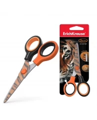 Ножницы 130мм ErichKrause® Junior Decor Tiger с принтом на лезвиях
