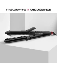 Мультистайлер для волос 3 в 1 ROWENTA Karl Lagerfeld CF451LF0, выпрямление/завивка, 170-200 °C, черн