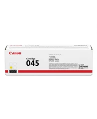 Картридж лазерный CANON (045Y) MF635/633/631/LBP 611/613, желтый, ресурс 1300 стр., оригинальный, 12