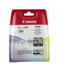 Картридж струйный Canon PG-510/CL-511 2970B010 многоцветный/черный набор для Canon 240/260/280/480/4