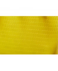 Перчатки резиновые Luscan латекс хлопковое напыление желтые р-р XL
