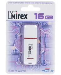 Внешний накопитель Flash USB-Drive 16GB Mirex Knight, USB 2.0, Белый