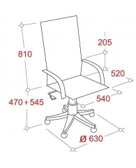 Кресло VB_EChair-651 TPU кожзам черный, сетка черая,металл