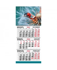 Календарь настенный 3-х блочный Трио Стандарт, 2024, 295х710, Бож...