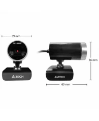 Веб-камера A4TECH PK-910H, 2 Мп, микрофон, USB 2.0, регулируемый крепеж, черная, 695255