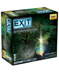 Игра настольная ZVEZDA "Exit Квест. Затерянный остров", картонная коробка