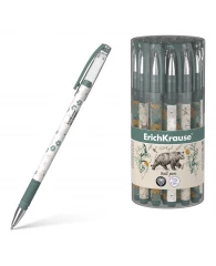 Ручка шариковая ErichKrause ColorTouch Stick Natural Life, цвет чернил синий