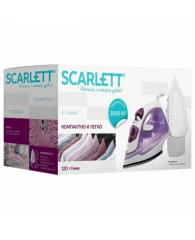 Утюг SCARLETT SC-SI30S06, 2000 Вт, антипригарное покрытие, антинакипь, самоочистка, лиловый