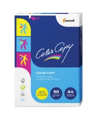 Бумага COLOR COPY, А4, 90 г/м2, 500 л., для полноцветной лазерной печати, А++, Австрия, 161% (CIE)