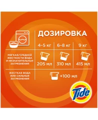 Порошок для машинной стирки Tide "Color", 9кг