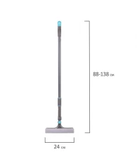 Окномойка вращающаяся со сгоном, телескопическая ручка 88-138 см, ширина 24 см, LAIMA HOME, 606802