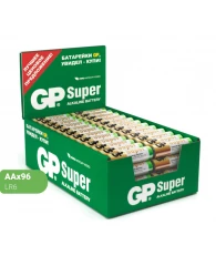 Батарейка AA пальчиковая GP Super (96 штук в упаковке)