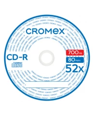 Диски CD-R в конверте КОМПЛЕКТ 50 шт., 700 Mb, 52x, CROMEX, 513797