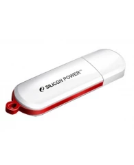 Флеш-диск Flash USB-Drive 32Gb Silicon Power LuxMini 320 SP032GBUF2320V1W, белый (USB2.0)