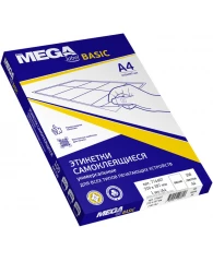 Этикетки самоклеящиеся ProMEGA Label BASIC 210х297 белая (100л/уп)МВМ