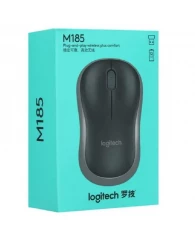 Мышь компьютерная Logitech USB OPTICAL WRL M185 GREY