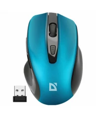 Мышь беспроводная DEFENDER Prime MB-053, USB, 5 кнопок + 1 колесо-кнопка, оптическая, бирюзовая? 520