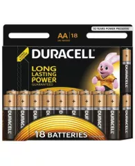 Батарейка Duracell AA 18шт/уп 1.5В LR6 (работает до 10 раз дольше)