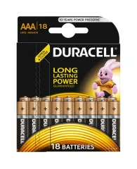 Батарейка Duracell Basic AAA (LR03) алкалиновая, 18BL