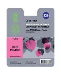 Картридж струйный CACTUS (CS-EPT0826) для EPSON Stylus R270/R390/ RX590, светло-пурпурный