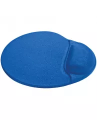 Коврик для мыши Defender EasyWork, синий, гелевая подушка, полиуретан, покрытие тканевое