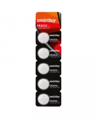 Батарейка SmartBuy CR2032 литиевая (5шт/бл)
