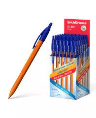 Ручка шариковая ErichKrause® Matic Orange автомат синяя