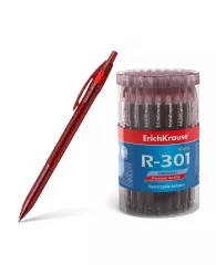 Ручка шариковая ErichKrause® R-301 Original Matic автомат красная, 0,7мм