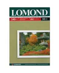 Фотобумага А4 для стр. принтеров Lomond, 240г/м2 (50л) гл.одн. (а)