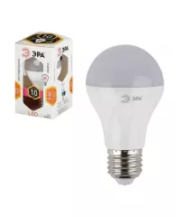 Лампа светодиодная ЭРА, 11 (100) Вт, цоколь E27, грушевидная, теплый белый свет, 25000 ч., LED
