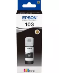 Картридж струйный Epson 103BK C13T00S14A черный (4500стр.) (65мл) для Epson L3100/3110/3150