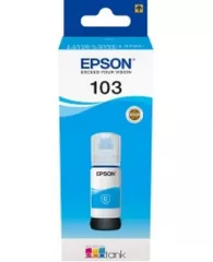 Картридж струйный Epson 103C C13T00S24A голубой (7500стр.) (65мл) для Epson L3100/3110/3150