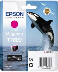 Картридж струйный Epson T7603 C13T76034010 пурпурный (1400стр.) (25.9мл) для Epson SureColor SC-P600