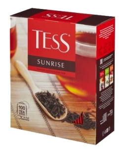 Чай Tess Sunrise черный 100 пакетиков 280 руб.